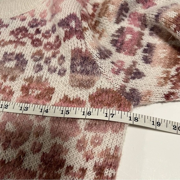 LoveShackFancy Sz S Wool Alpaca Kirsten Pullover Sweater Crew Neck Womens - Picture 10 of 11